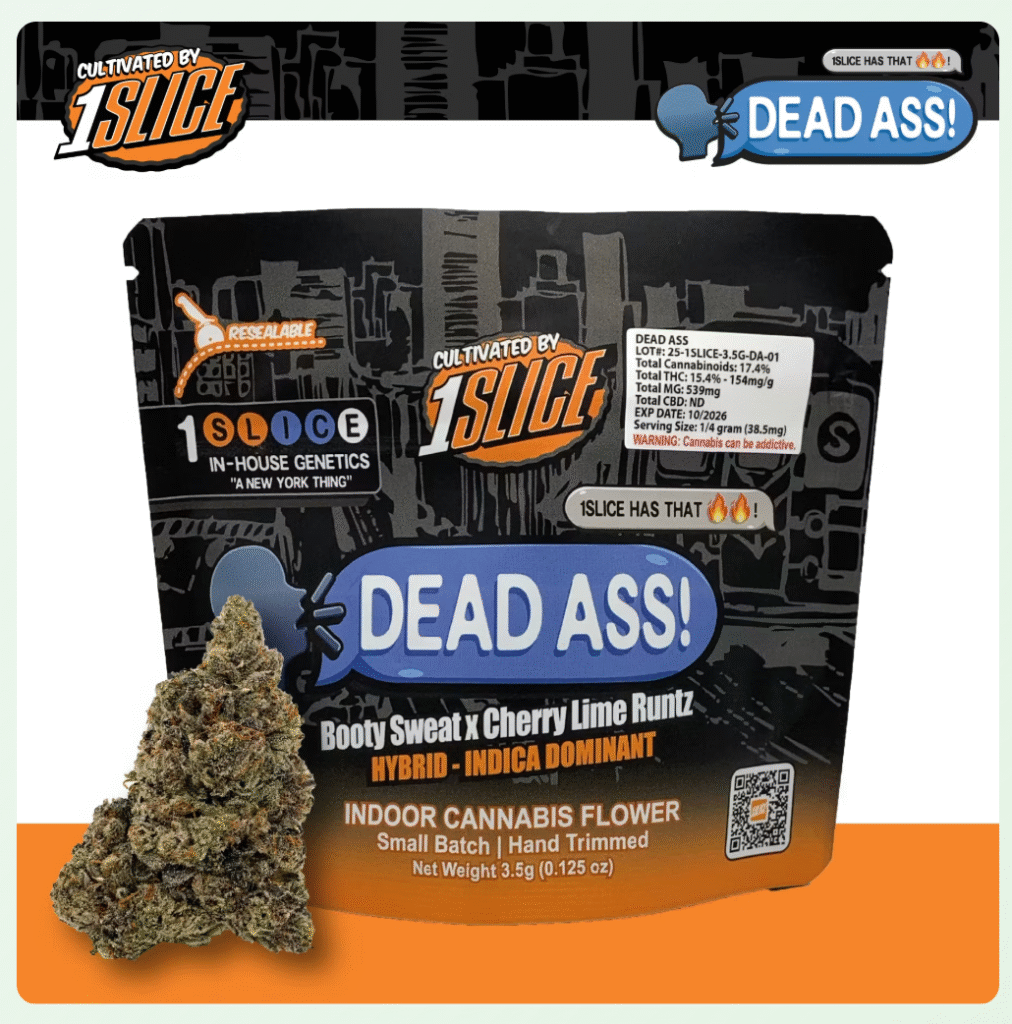 1Slice | Dead ass | Flower | Indica | 3.5g